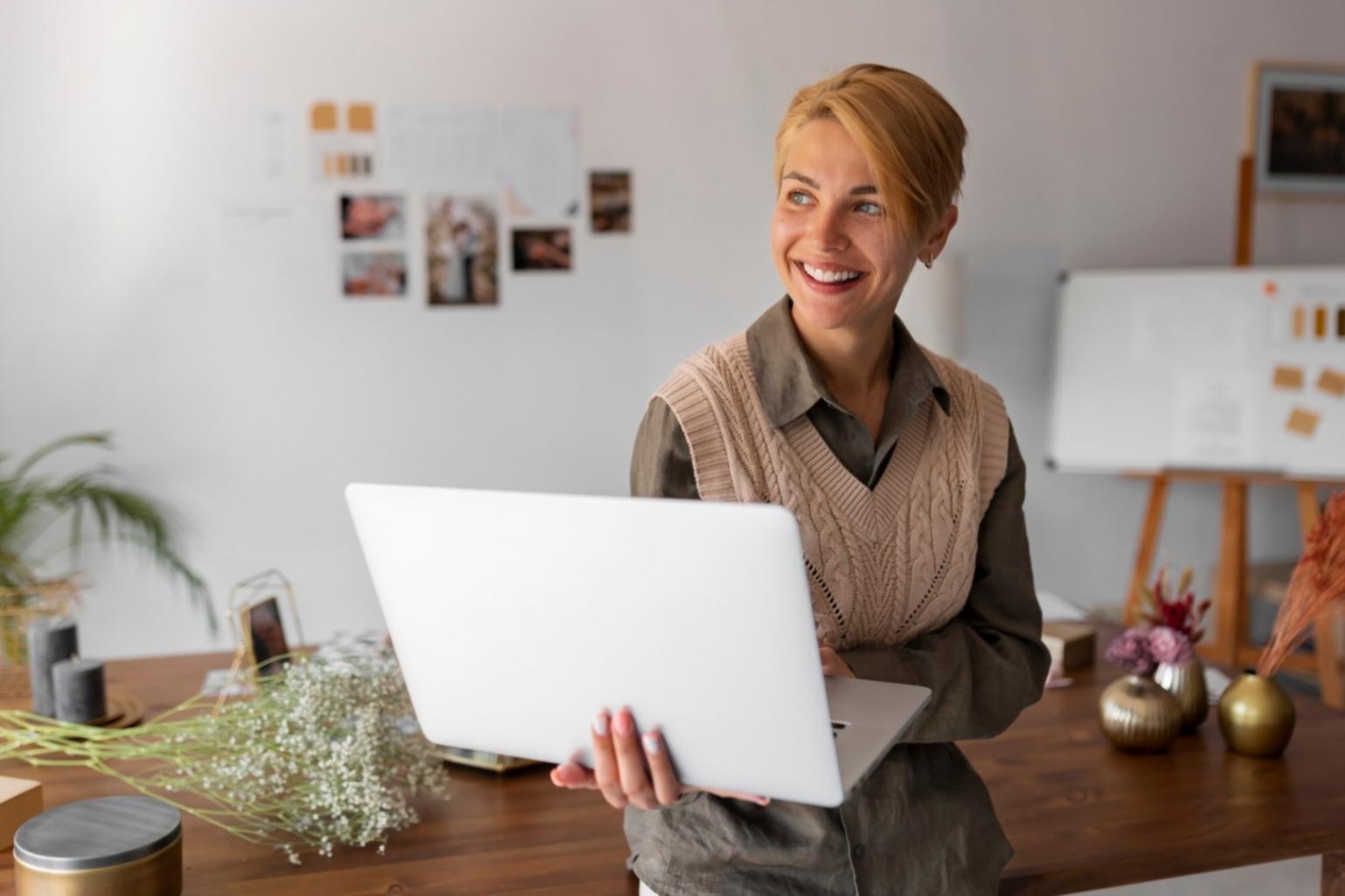 Espace de travail moderne pour la création de sites web à Besançon